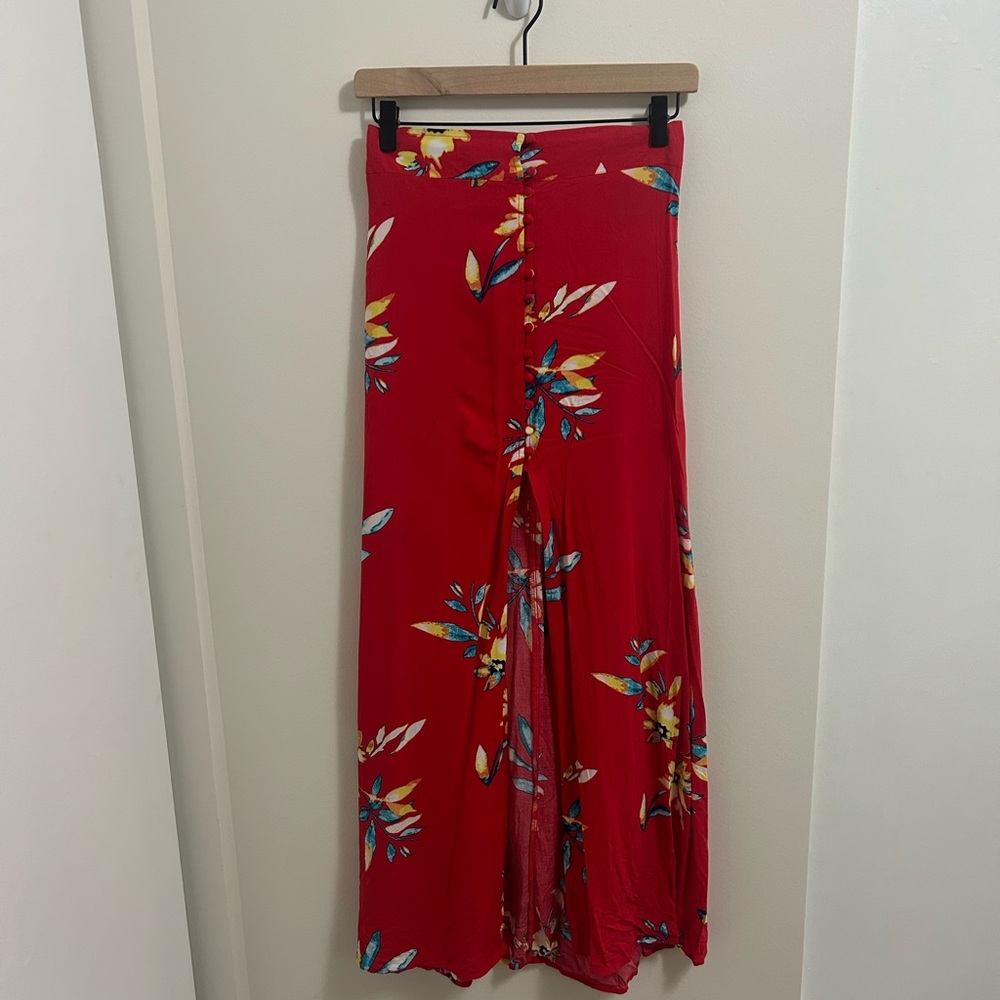 Express floral skirt